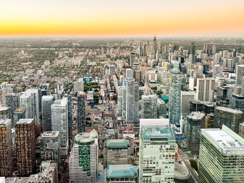 Vista aérea de la ciudad de Toronto