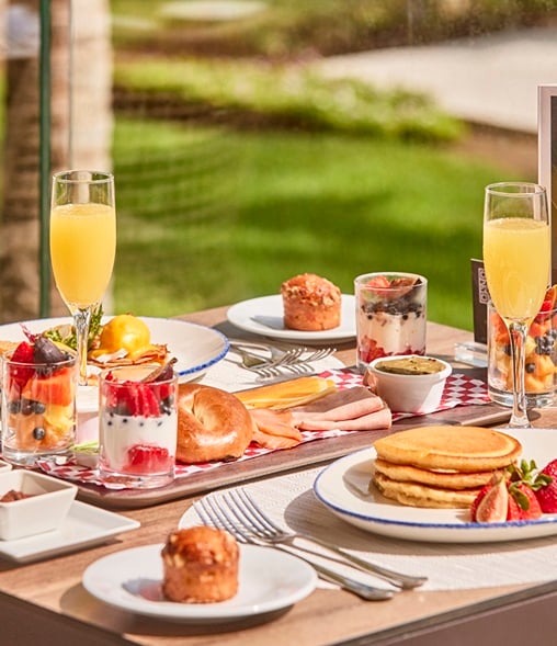 Breakfast at the Riu Palace la Mola Hotel