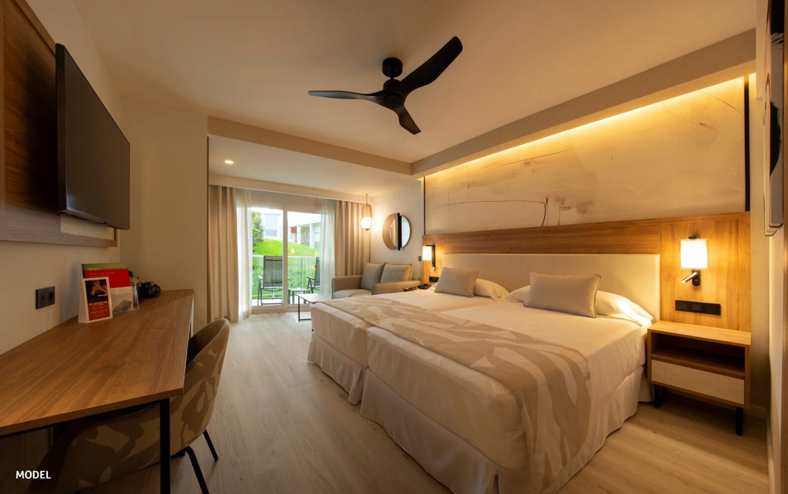 Habitación del hotel Riu Palace Nautilus de Torremolinos, que será reformado en 2026