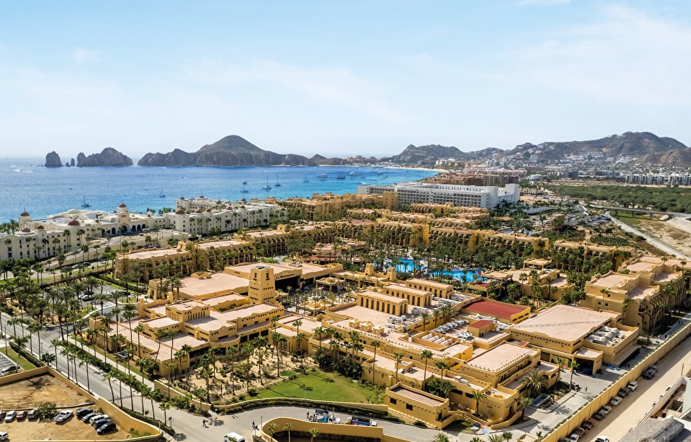 Hotel Riu Santa Fe en México, vista aérea del resort