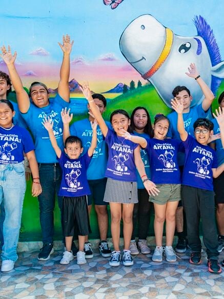 Niños alegres colaboración Riu- Fundación Aitana