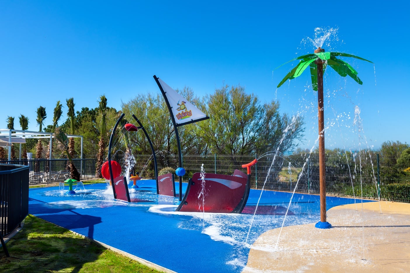 Parque acuático infantil