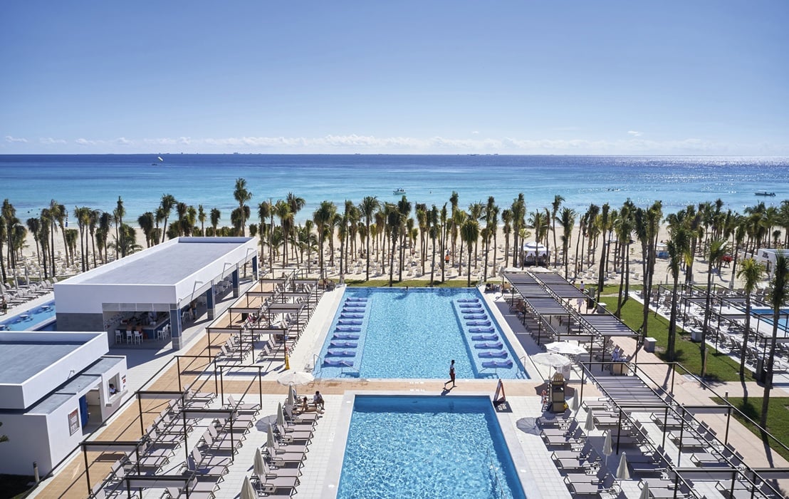 Piscinas del Hotel Riu Palace Riviera Maya