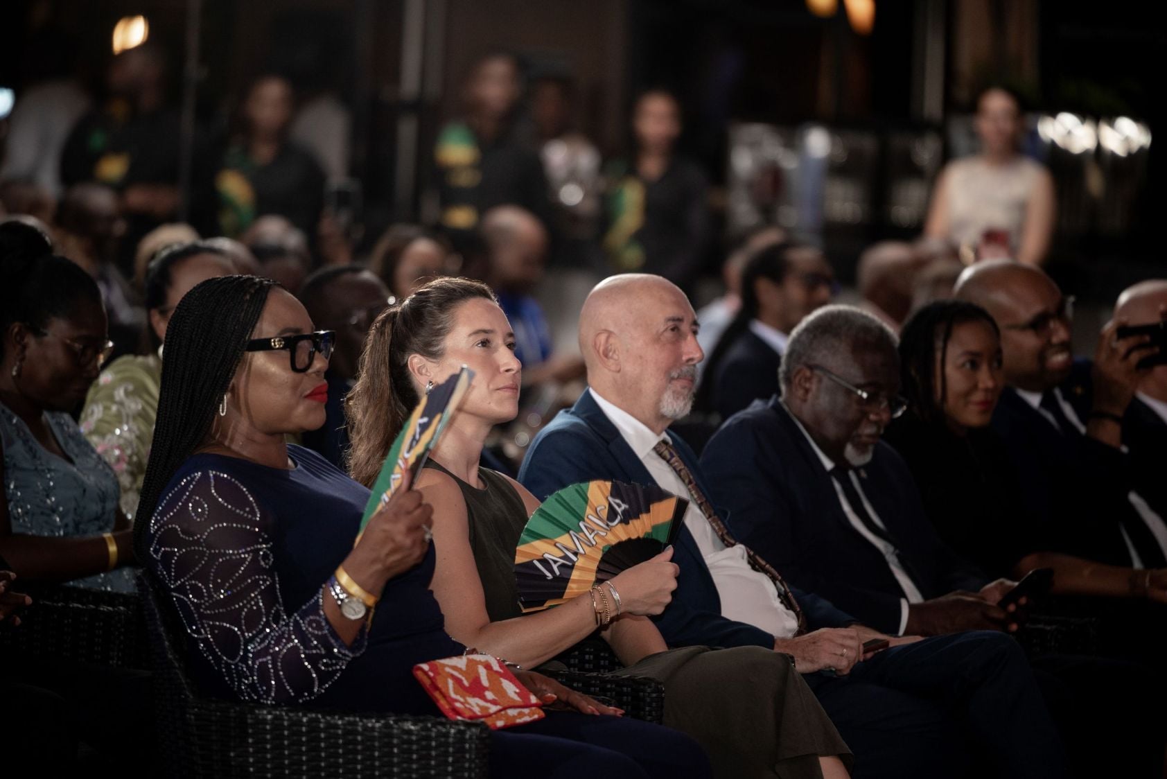 Naomi Riu durante la gala del 25 anviersario de RIU en Jamaica.