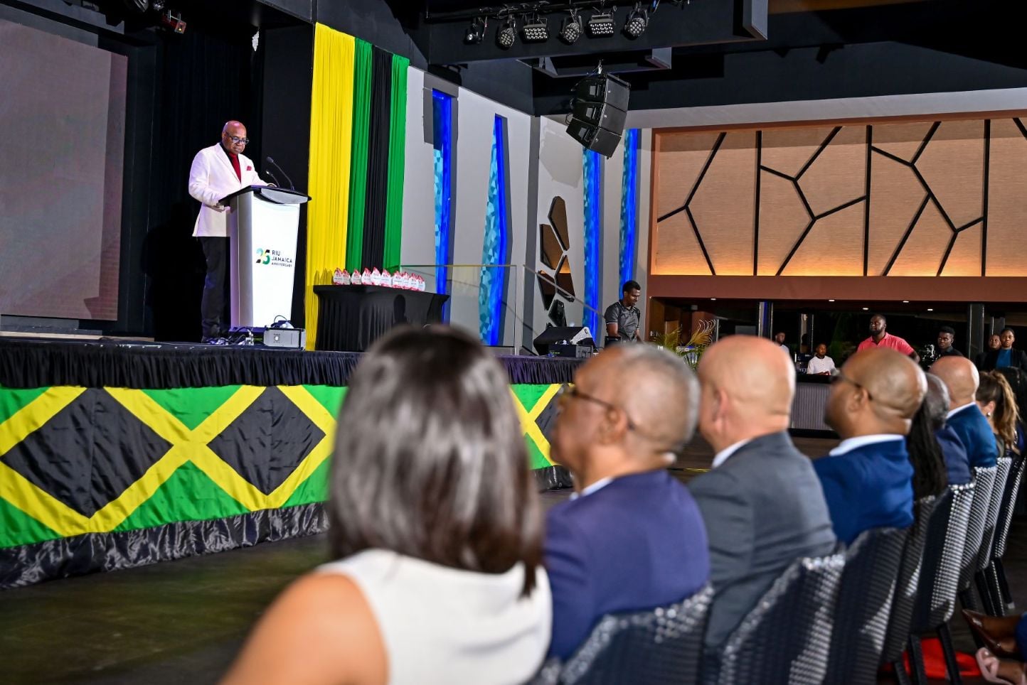 Discurso del Ministro de Turismo, Edmund Bartlett, durante la gala del 25 aniversario de RIU en Jamaica.