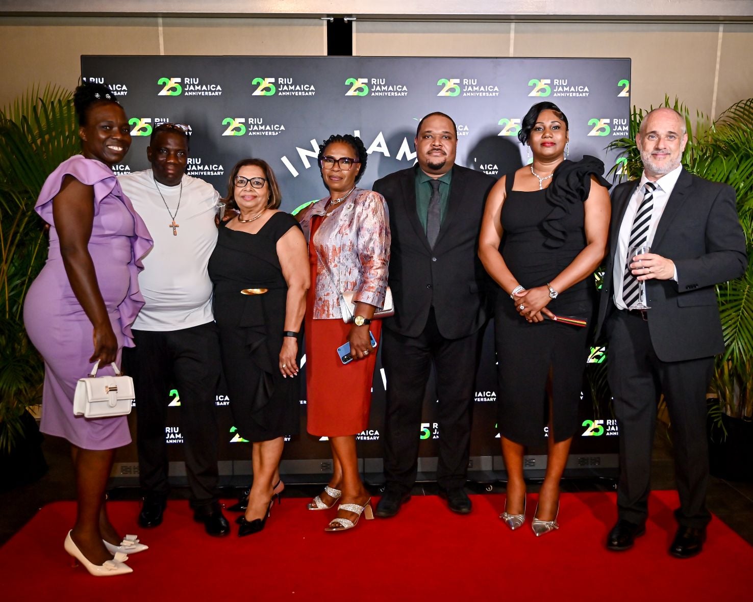 Fotocall del 25 aniversario de RIU en Jamaica