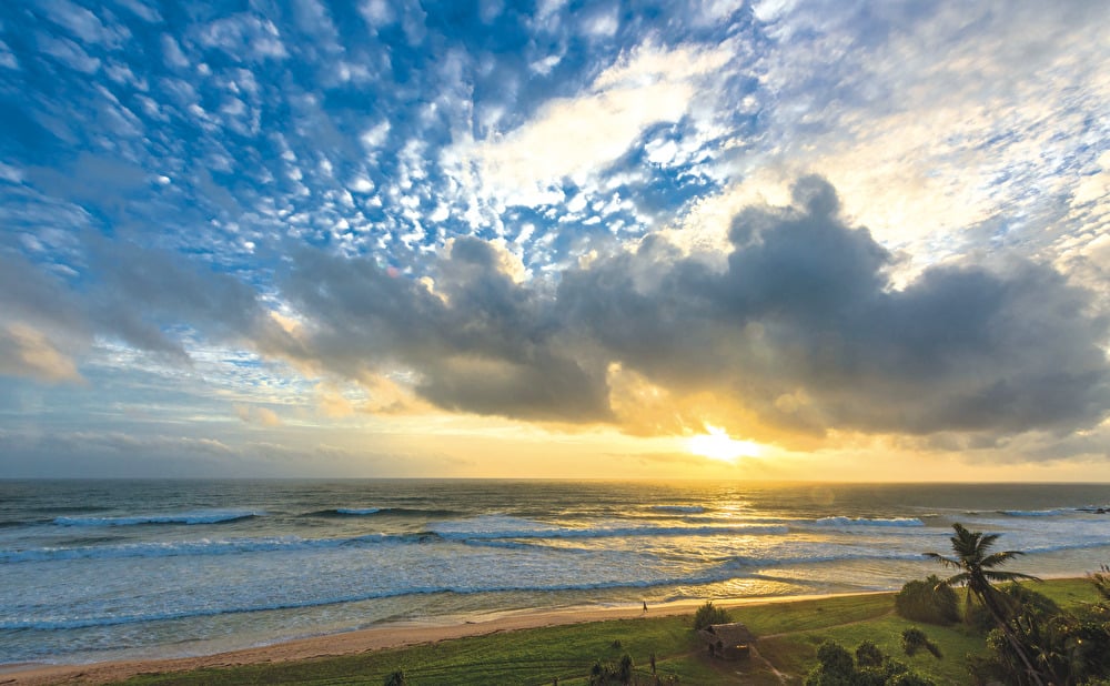 Strand von Ahungalla, Riu Sri Lanka Hotel.