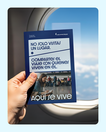 Image from the "Turismo que Suma" campaign