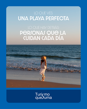 Bild der Kampagne „Turismo que Suma“