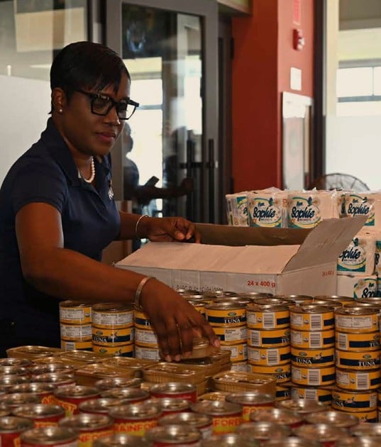 Food donations in Jamaica