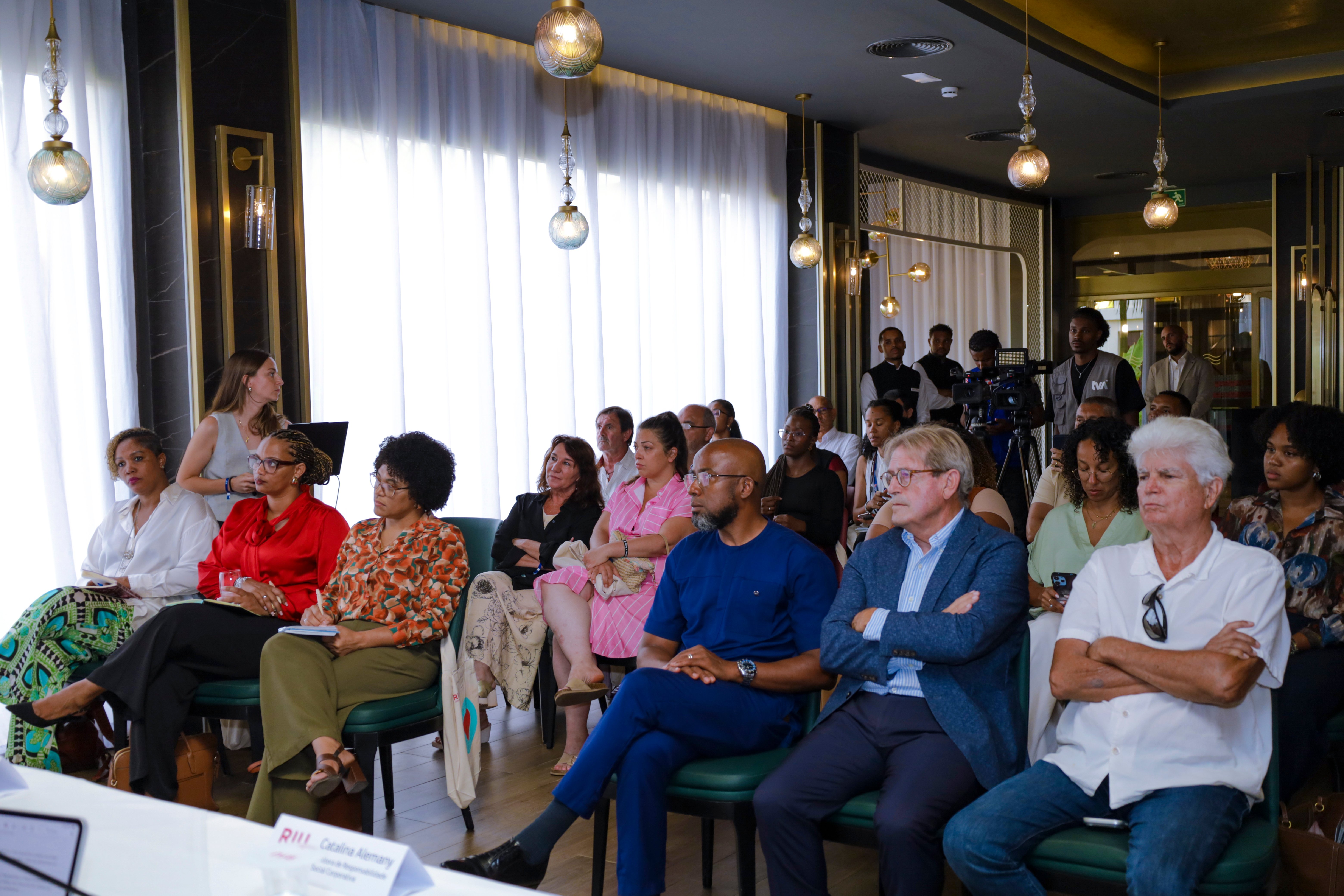 Celebración de la rueda de prensa Anual de RIU en Cabo Verde.