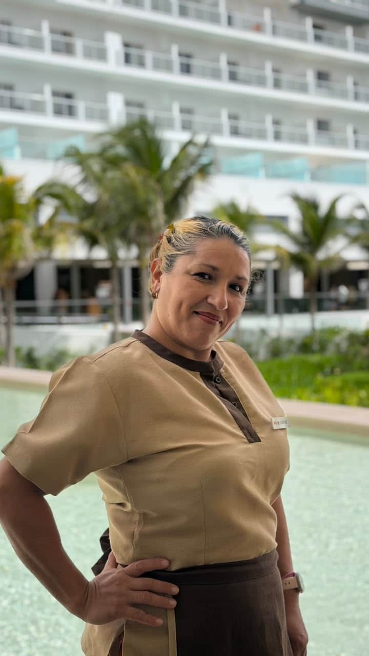 Katiuska Espinosa Ginarte, a Tent Programme participant working at RIU Hotels in Mexico.