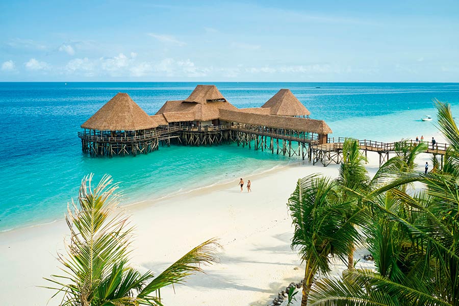 Riu Jambo - uitzicht vanuit het resort