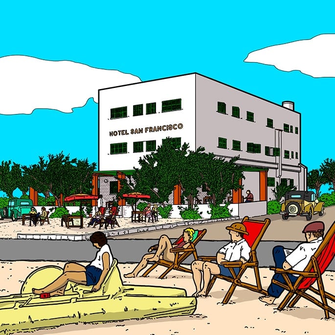 Ouverture du premier hôtel